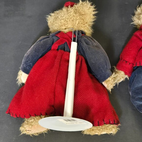 Vtg 2007 Bearington Bear GRACIE (1366) & GRANT (1365) Limited Edition Christmas - Picture 5 of 15